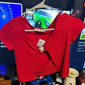 Color red . Size small